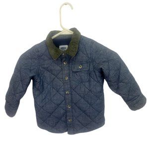 Old Navy Boys Quilted Denim Shirt. 3T